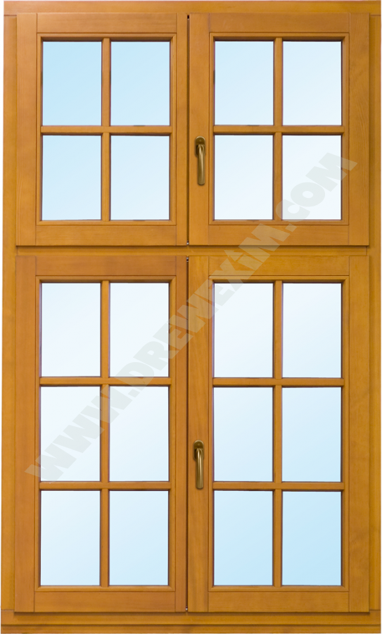 okno drewniane szprosy